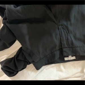 LIQUID black flowy pants
